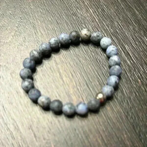 Blue Stone Beaded Bracelet